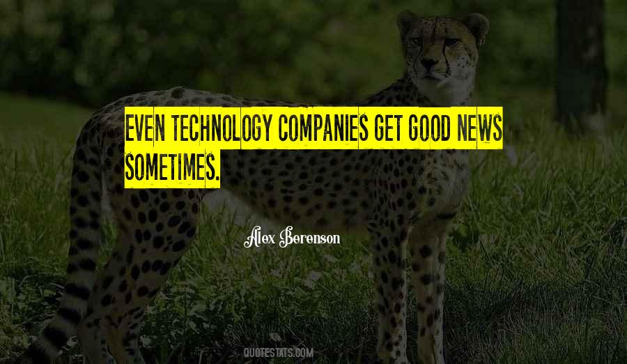 Technology Good Quotes #177618