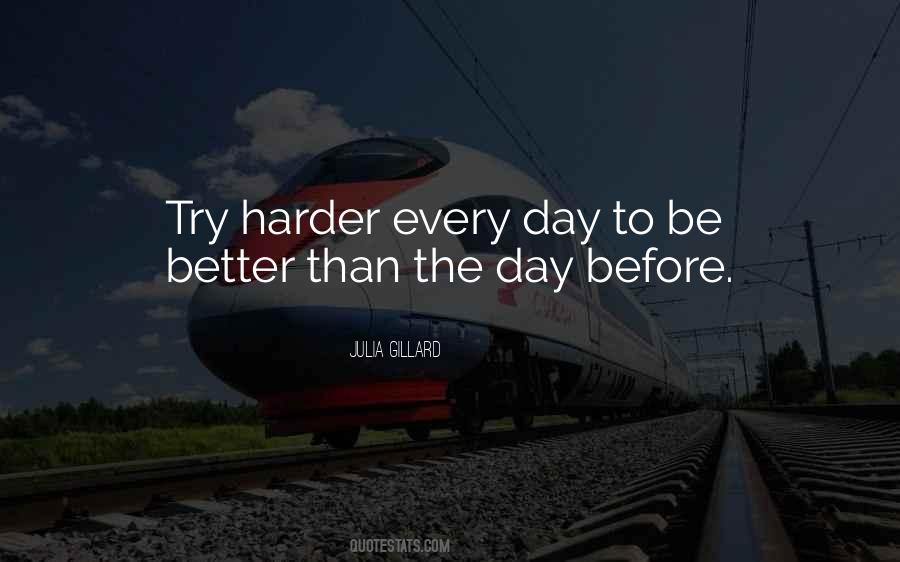 Quotes About Trying Harder #619623