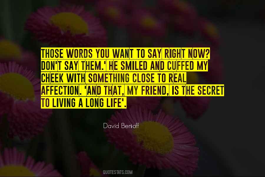 Quotes About A Secret Friend #1023701