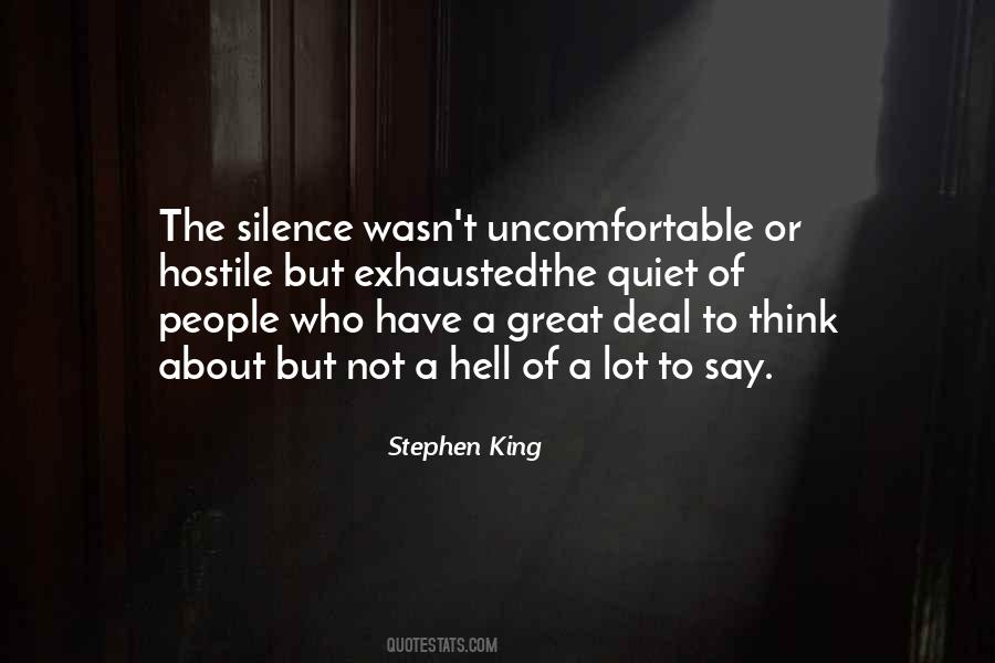 Quotes About Uncomfortable #1721499