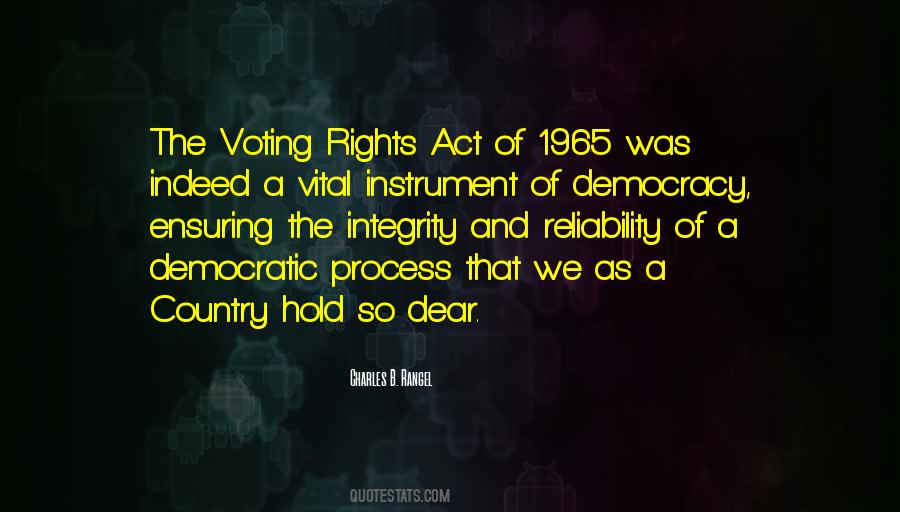 Democratic Rights Quotes #1717252