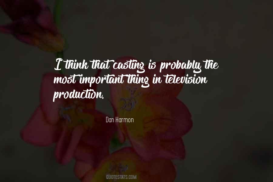 Quotes About Television Production #837942