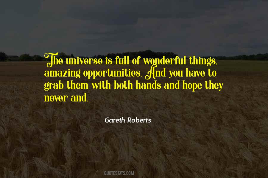 Quotes About Wonderful Things #1819312