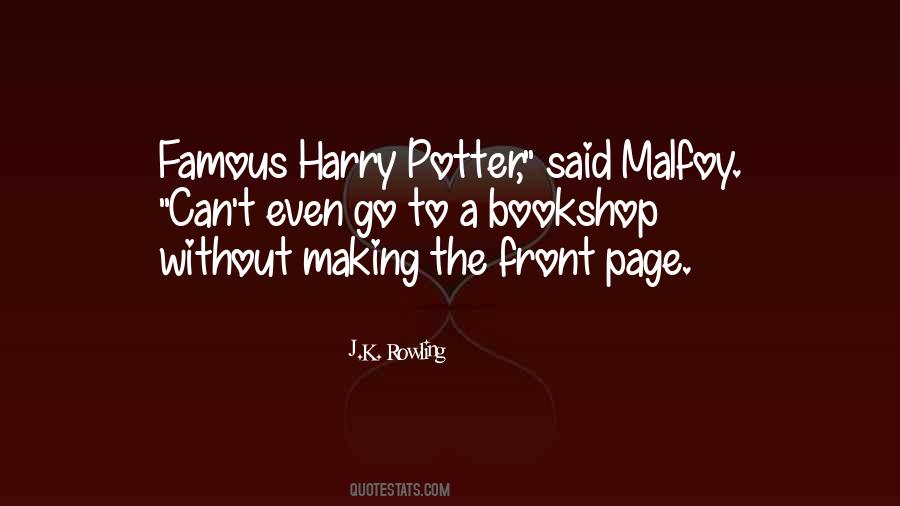 Quotes About Draco Malfoy #304965