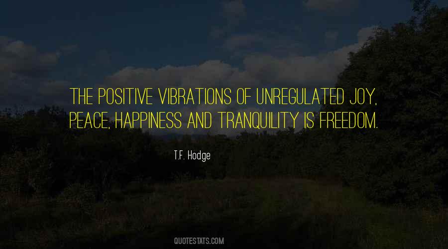 Quotes About Positive Vibrations #1404204