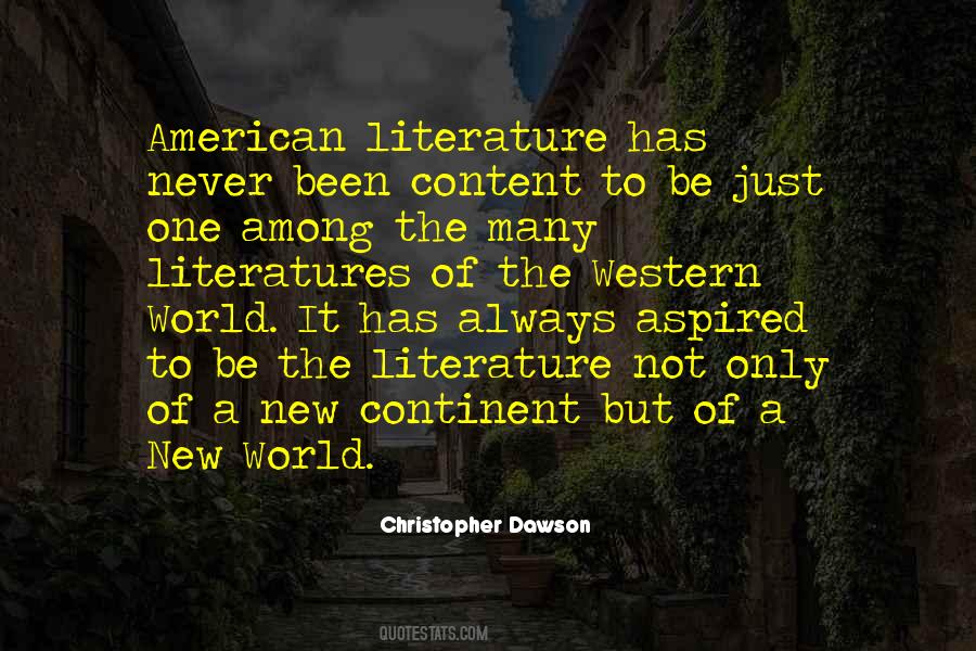 Quotes About World Literature #118452