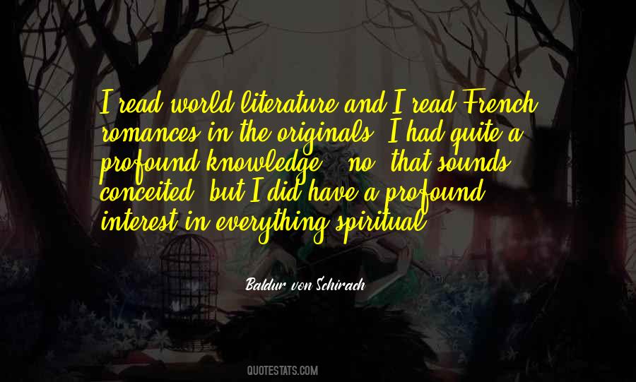 Quotes About World Literature #469724
