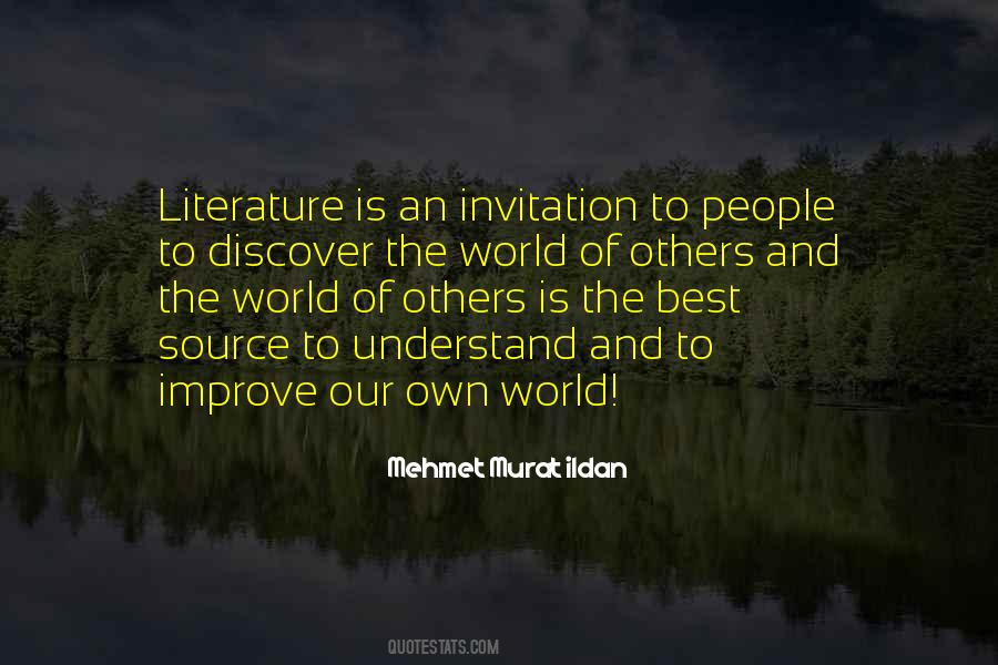 Quotes About World Literature #610234