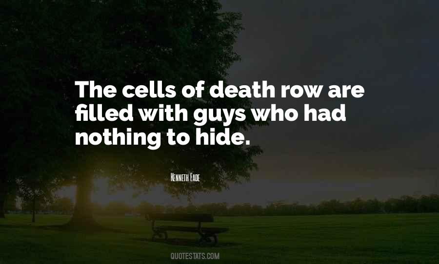 Quotes About Death Row #1793017