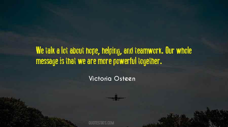 Quotes About Teamwork #1639070