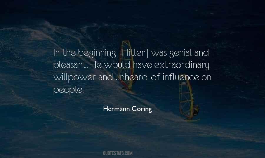 Quotes About Hermann Goering #427550