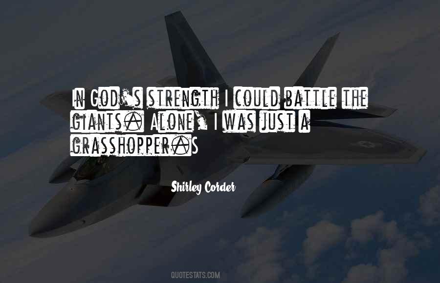 Quotes About God's Strength #1613082