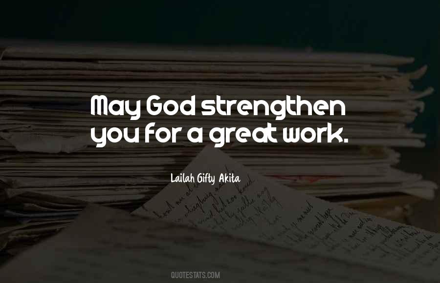 Quotes About God's Strength #189438