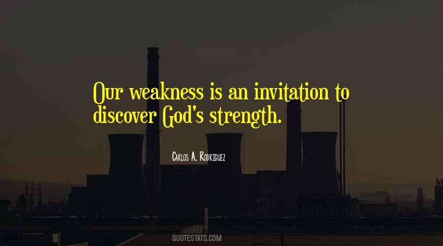 Quotes About God's Strength #321539