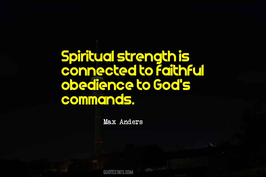 Quotes About God's Strength #452975