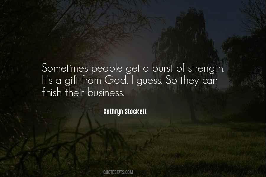 Quotes About God's Strength #714914