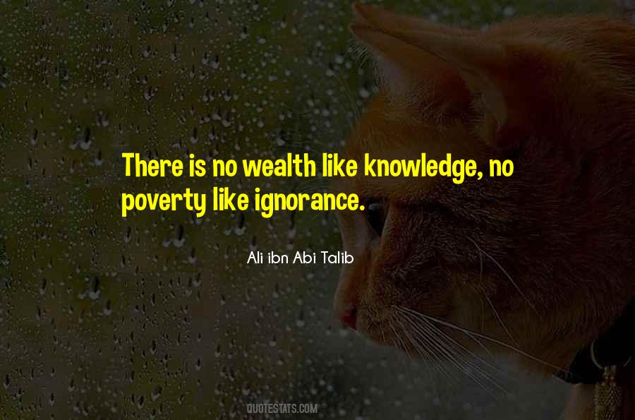 Wealth Is Knowledge Quotes #99153