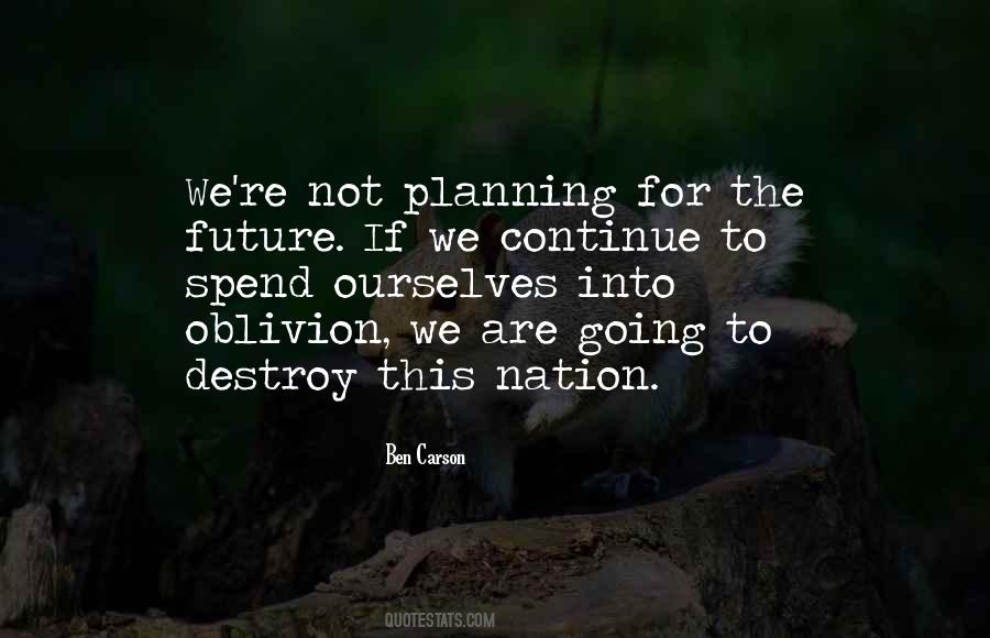 Quotes About Planning For The Future #987604