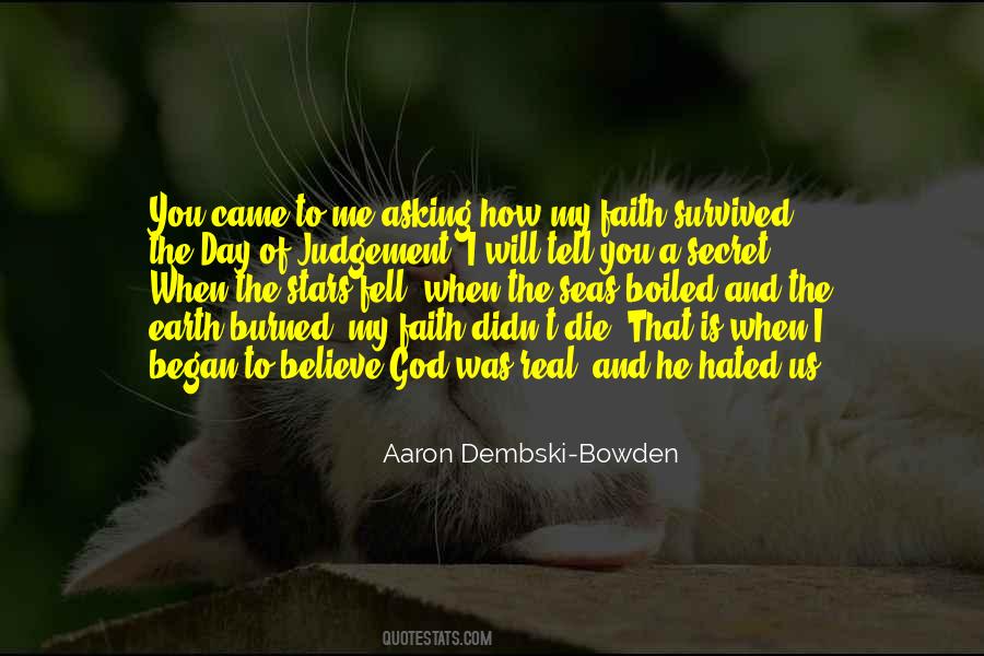 Quotes About Judgement Day #1840192