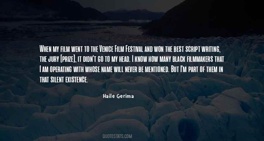 Film Festival Quotes #1566061