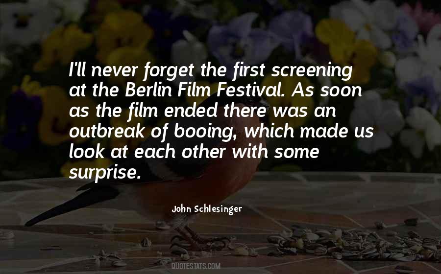 Film Festival Quotes #442835