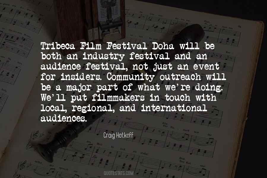 Film Festival Quotes #755863