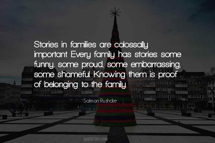Quotes About Belonging To A Family #1062627