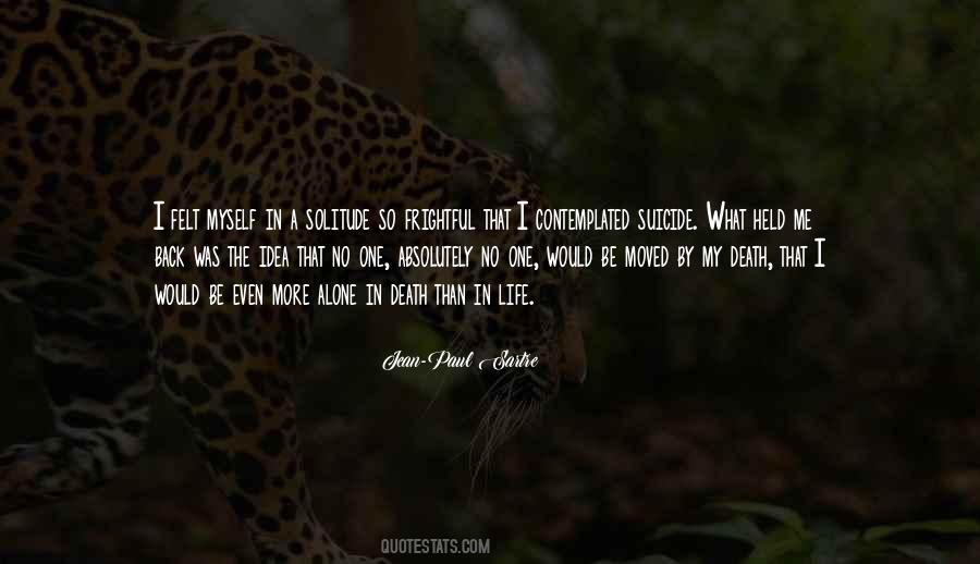 Contemplated Suicide Quotes #1235466