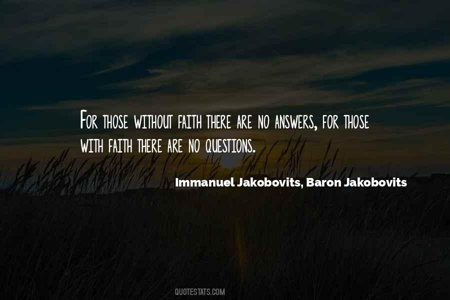 Quotes About Questions Without Answers #47879