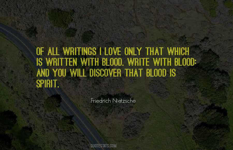 Written With Blood Quotes #1199493