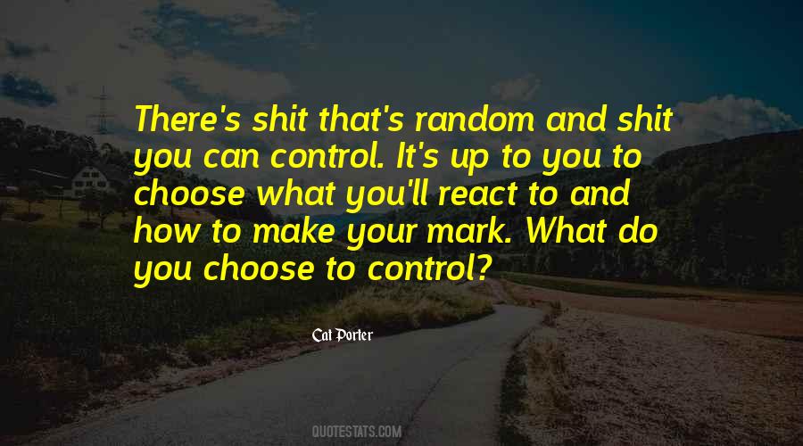 Quotes About Things You Cannot Control #3019