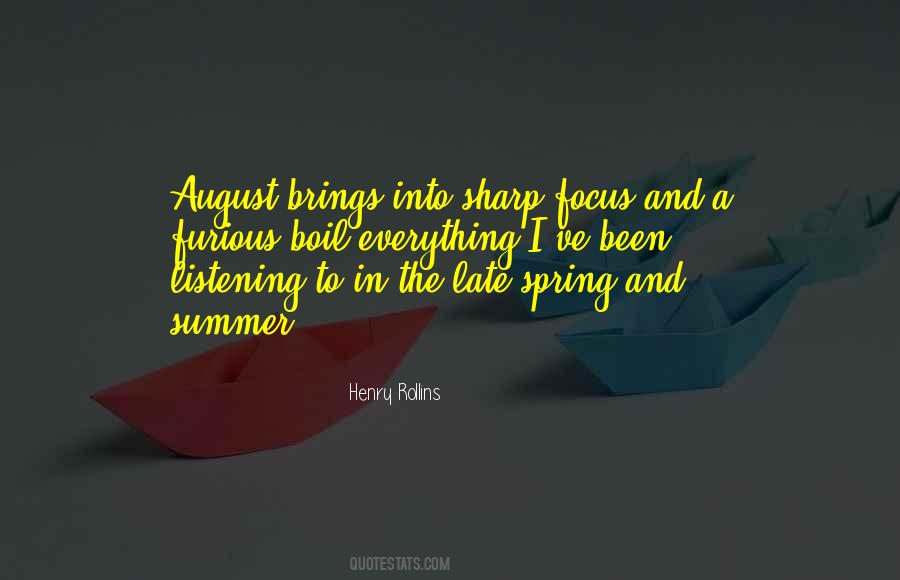 Quotes About Late Spring #1759607