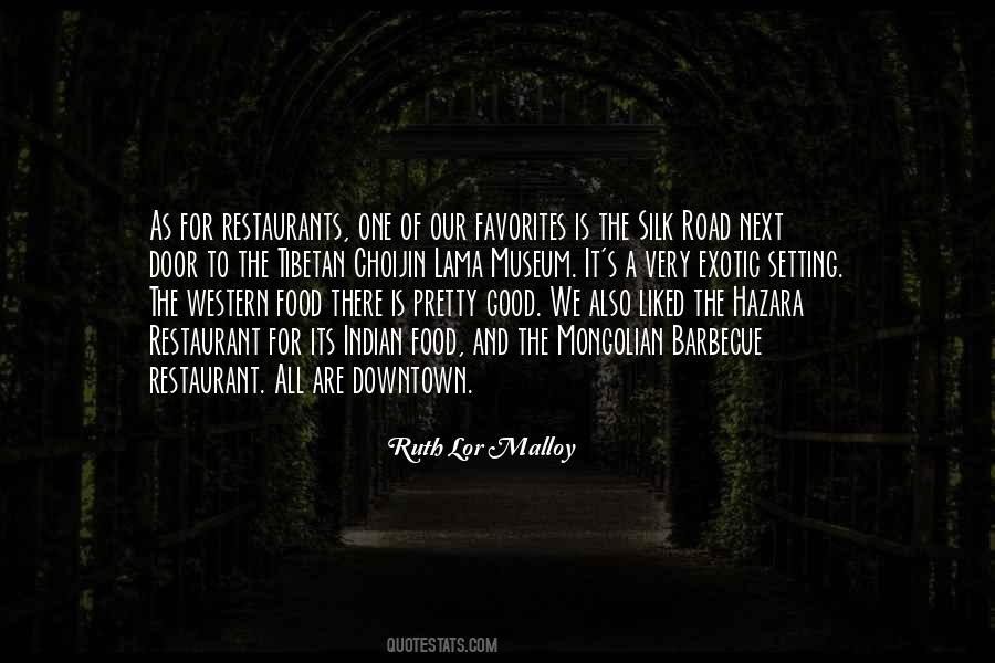 Quotes About Good Restaurants #1748872