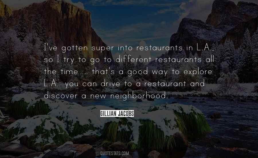 Quotes About Good Restaurants #1757252