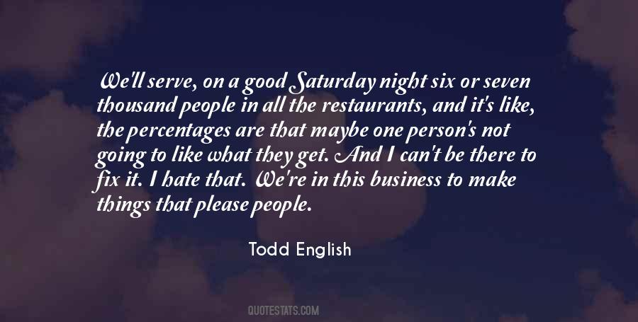 Quotes About Good Restaurants #1771280