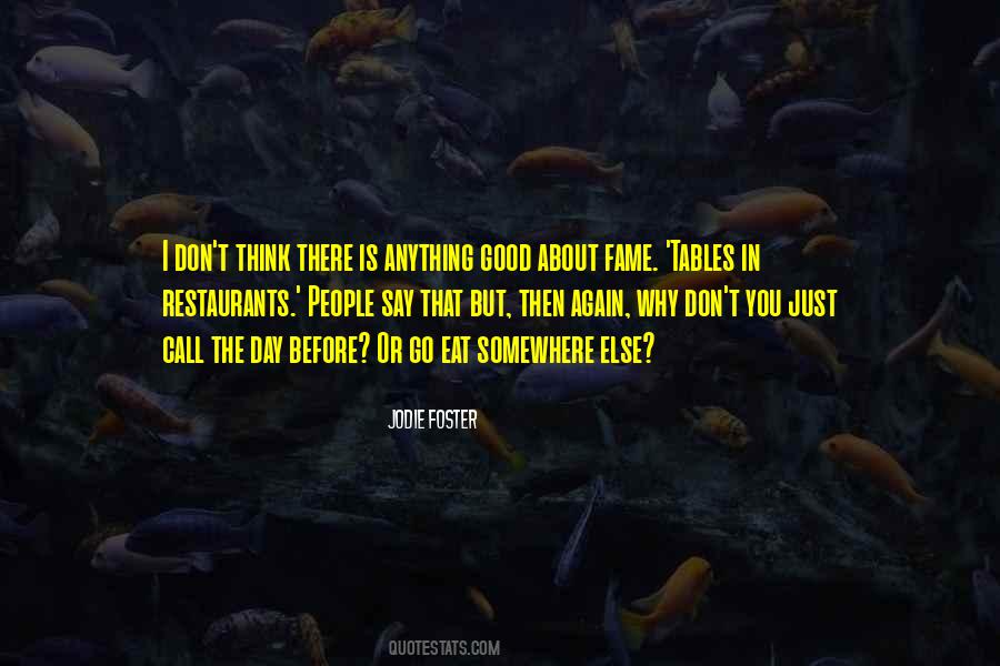 Quotes About Good Restaurants #465847