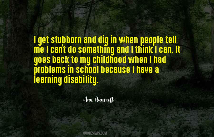 Quotes About Learning Disability #1265785