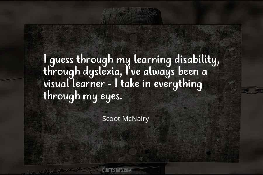 Quotes About Learning Disability #783552
