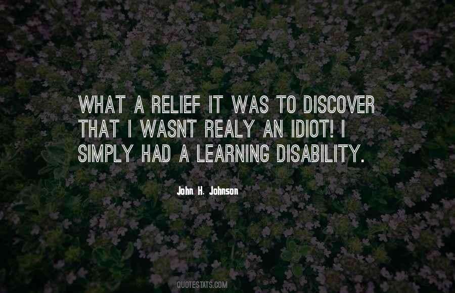 Quotes About Learning Disability #963280