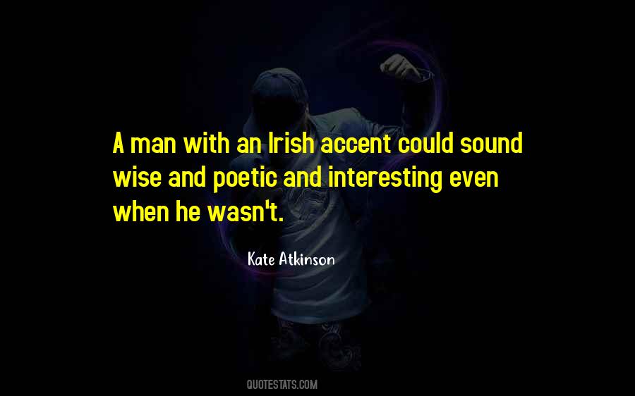 Quotes About Irish Accent #1063097