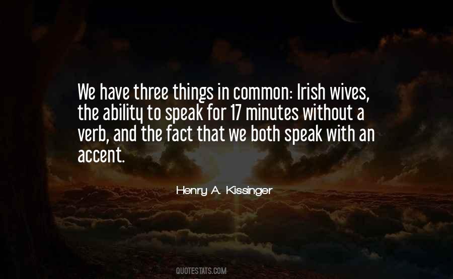 Quotes About Irish Accent #716986