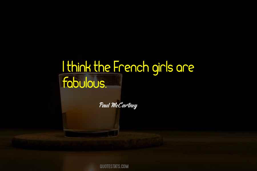 Quotes About Fabulous Girl #780320