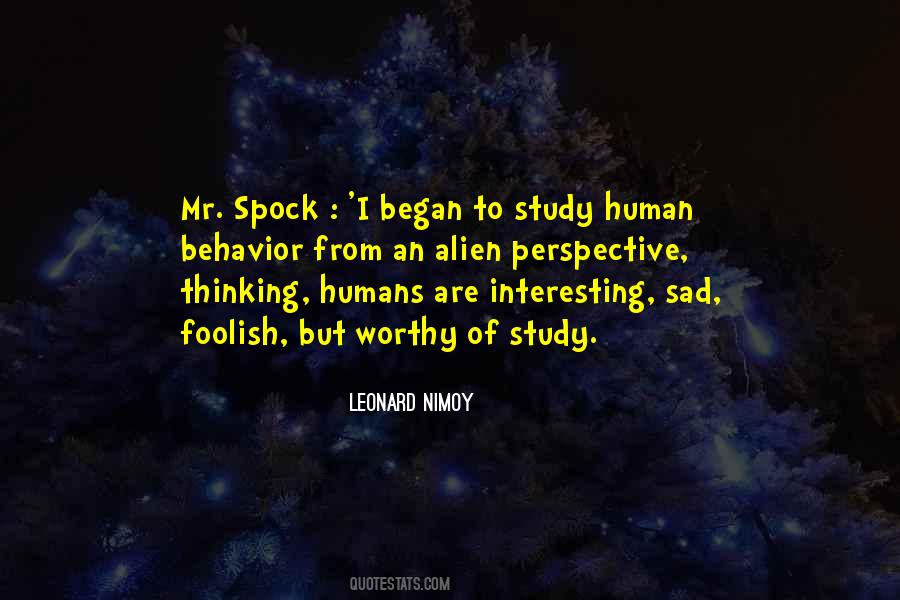 Quotes About Spock #521404