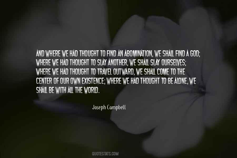Quotes About Travel And God #1564390