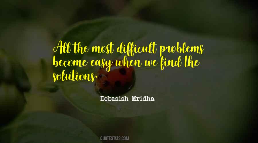 Problems Without Solutions Quotes #41179