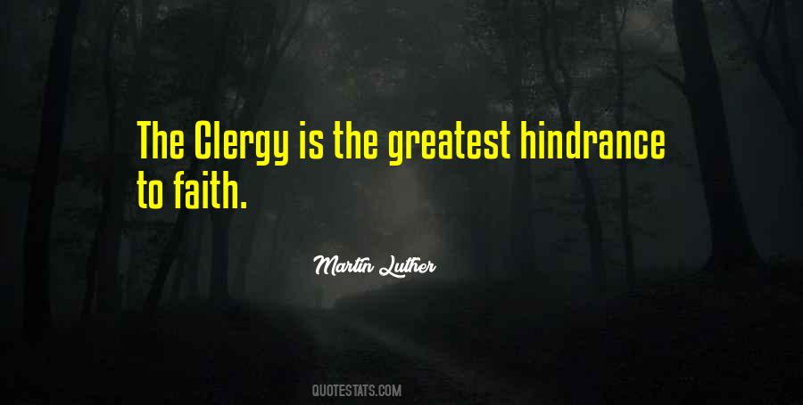 Quotes About Clergy #95857