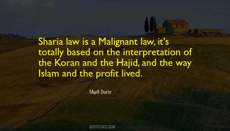 Quotes About Sharia #70270