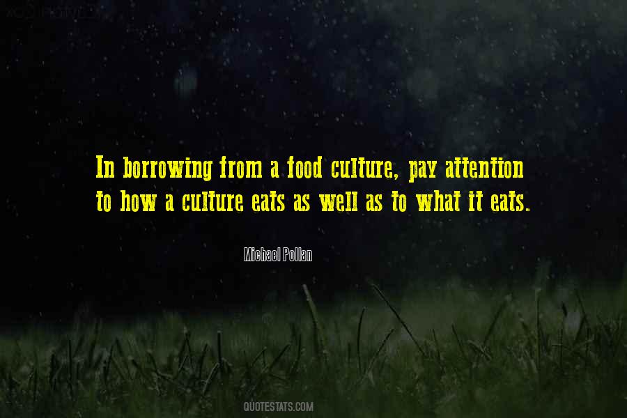 Food Culture Quotes #1500396