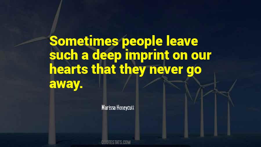 People Leave Quotes #1607405