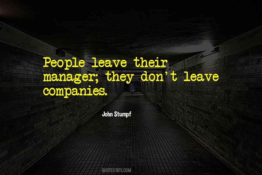 People Leave Quotes #185303